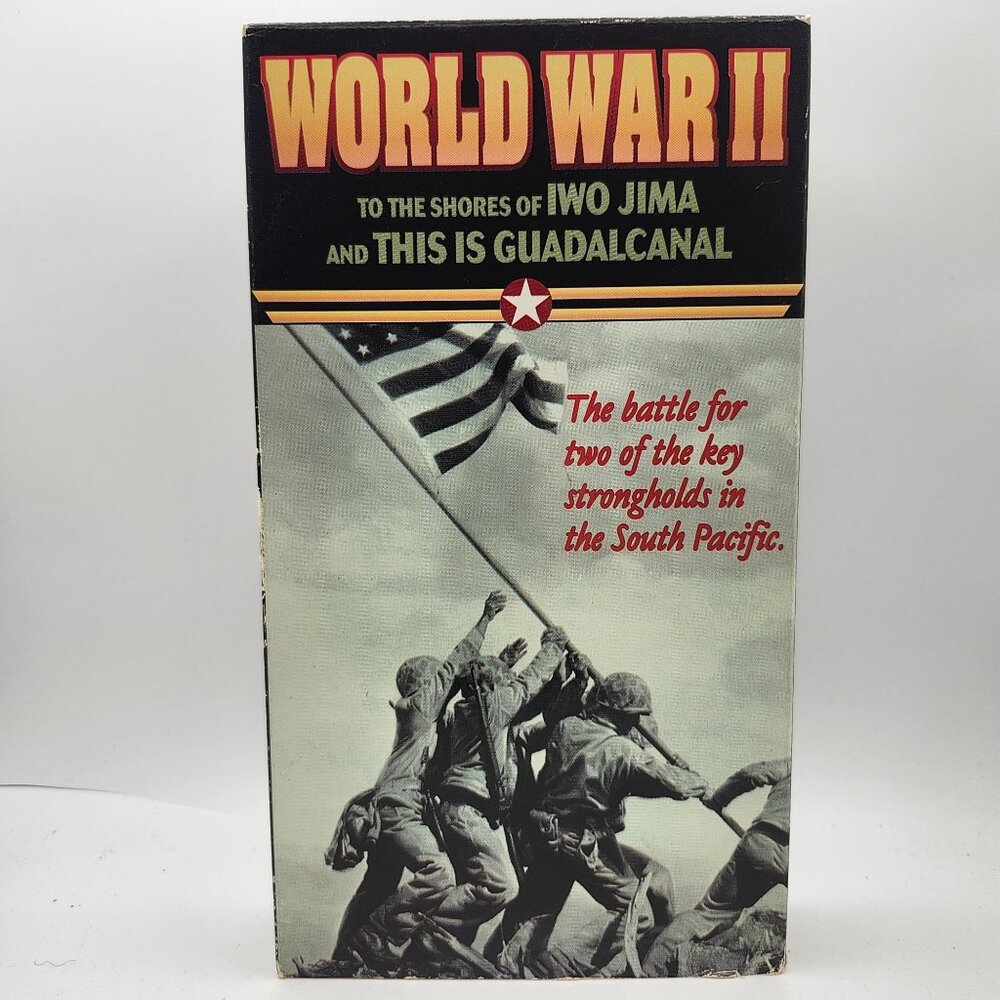 World War II To The Shores Of Iwo Jima And This Is Guadalcanal Front Row Ent VHS